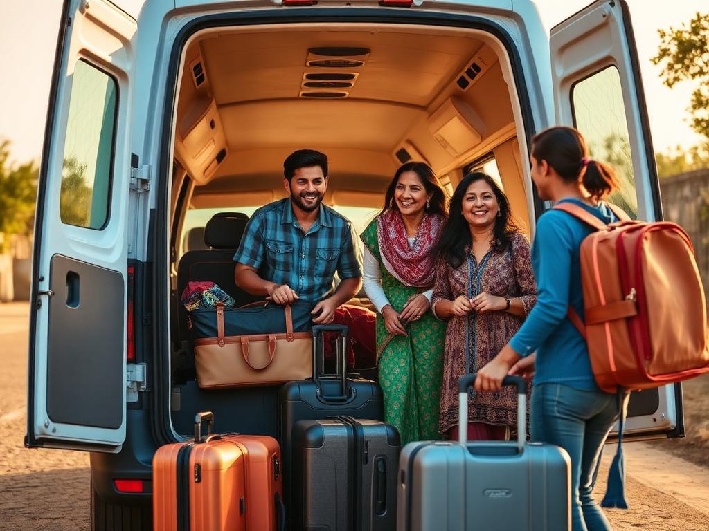 Family travelling with DBoss Travels