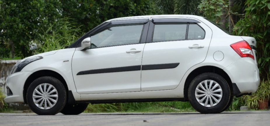 Maruti Swift Dzire available for hire at Dboss Travels